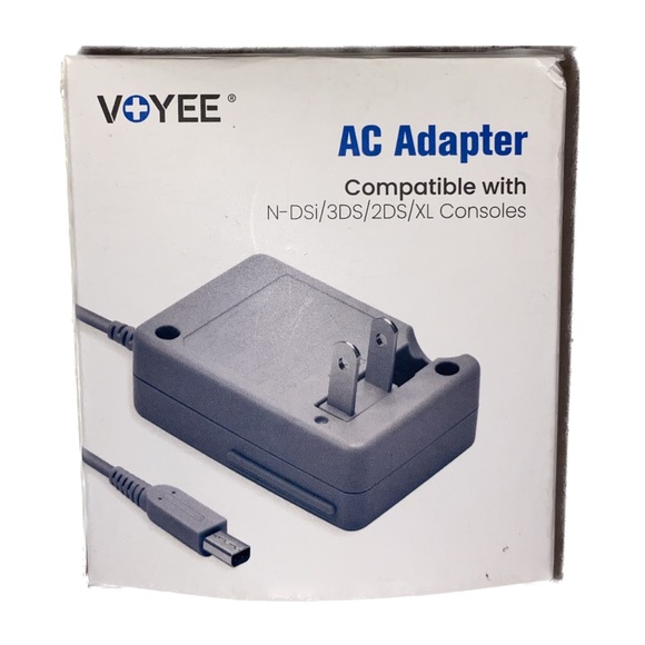 Voyee Wall Plug Adapter Charger for Nintendo 3DS/DSi/DSi XL/2DS/2DS XL, 3.63 FT - Picture 1 of 4